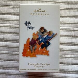Harry Potter Hallmark Keepsake ornament Fleeing the Fiendfyre Rare 2011